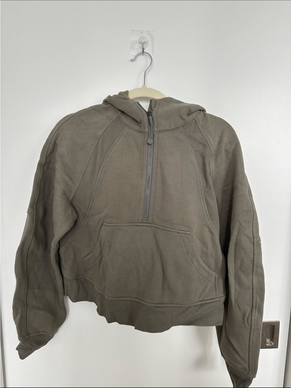 lululemon scuba half zip hoodie - sage green - Picture 2 of 3